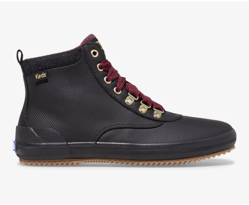 Keds Scout Boot II θαλασσης Γαλοτσεσ γυναικεια μαυρα | SYO905681