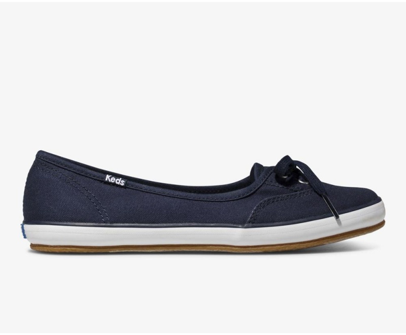 Keds Teacup Twill Slip On γυναικεια σκουρο μπλε | DZK491528