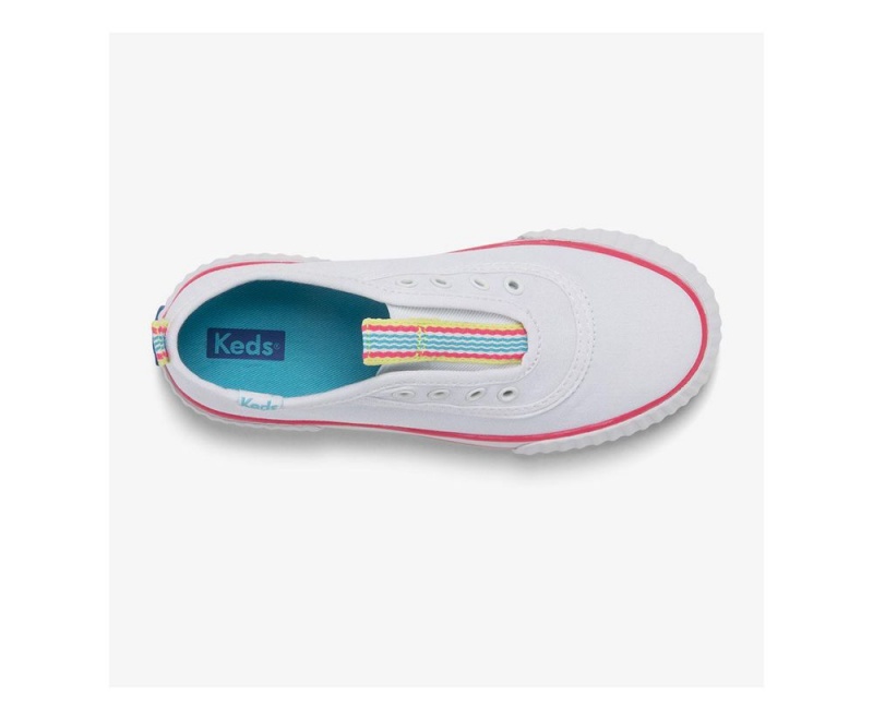 Keds Topkick Washable Slip On για κοριτσια ασπρα | IXF817059