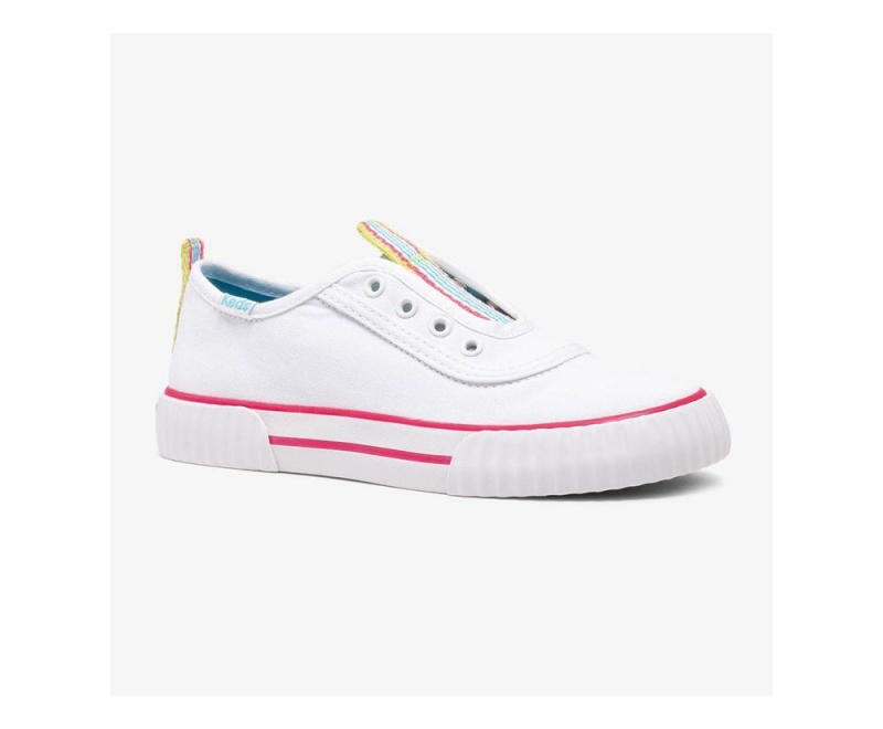 Keds Topkick Washable Slip On για κοριτσια ασπρα | IXF817059