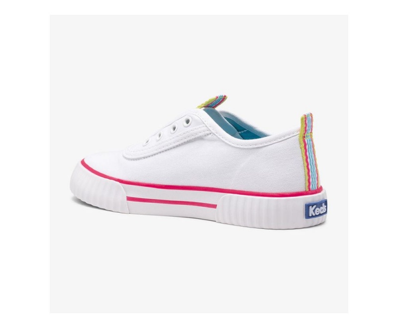 Keds Topkick Washable Slip On για κοριτσια ασπρα | IXF817059