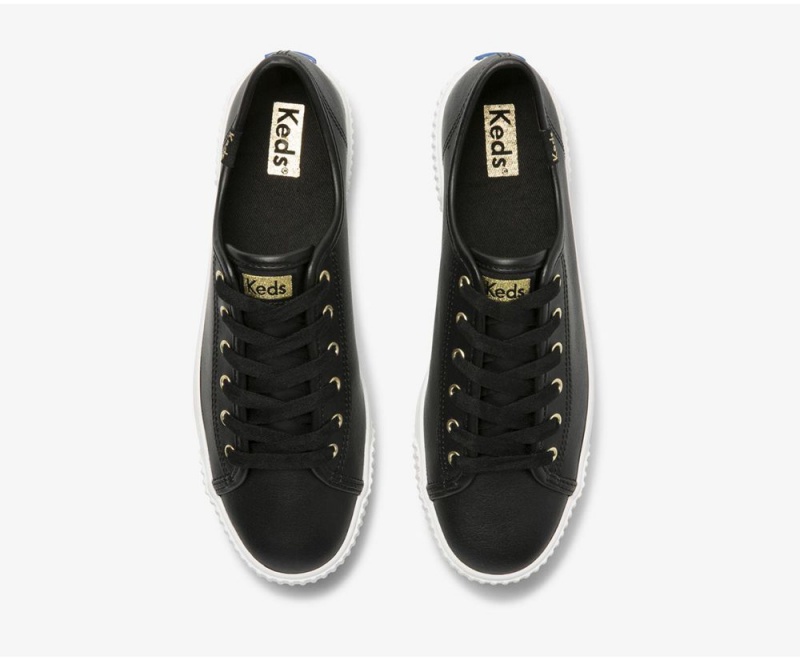 Keds Triple Kick AMP δερματινα Αθλητικα Παπουτσια γυναικεια μαυρα | GUH039615