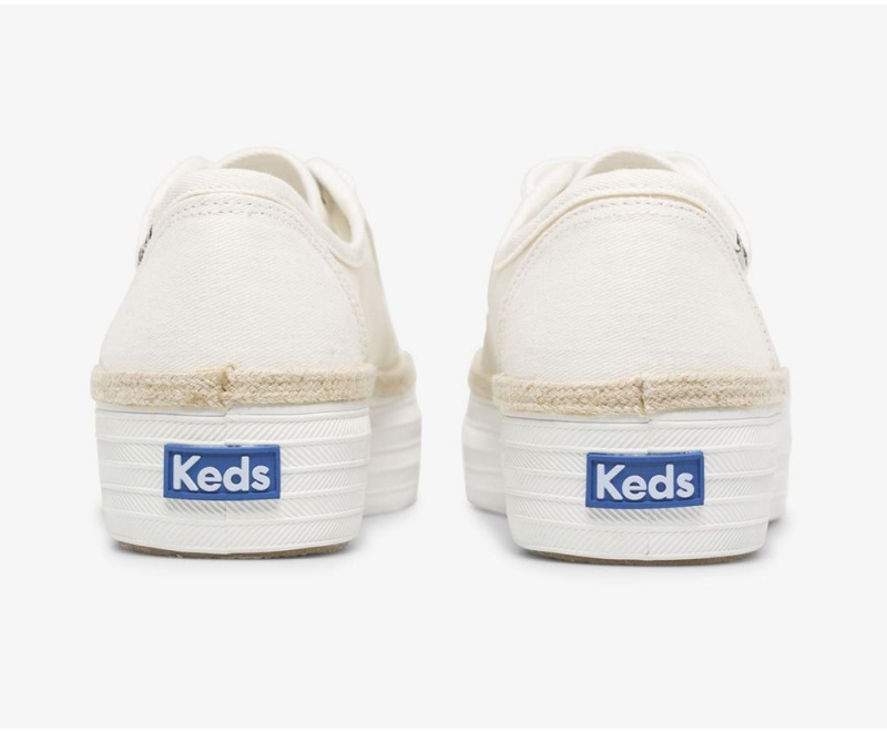 Keds Triple Kick Monomesh Αθλητικα Παπουτσια γυναικεια ασπρα | BZJ738519