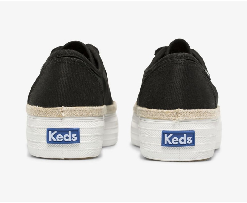 Keds Triple Kick Monomesh Αθλητικα Παπουτσια γυναικεια μαυρα | WCE530817