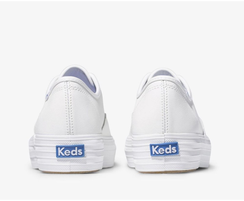 Keds Triple Αθλητικα Παπουτσια γυναικεια ασπρα | SIM623417