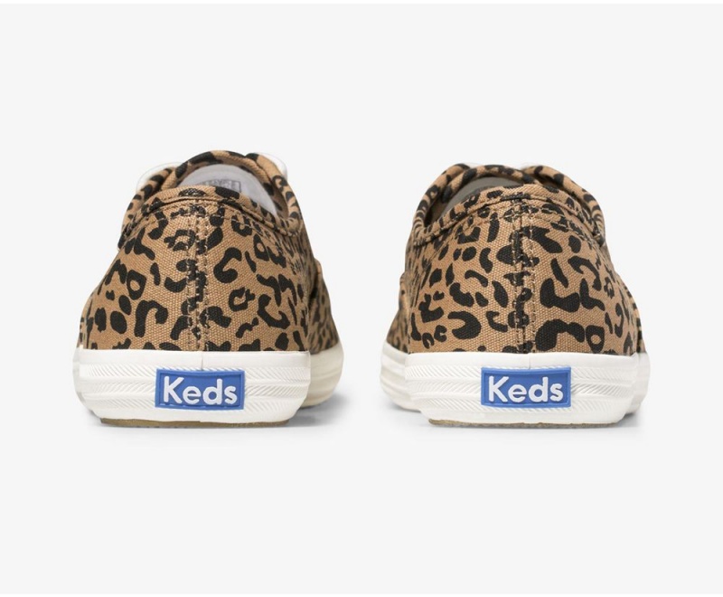 Keds Washable Champion Animal Αθλητικα Παπουτσια γυναικεια καφε | FCK418307