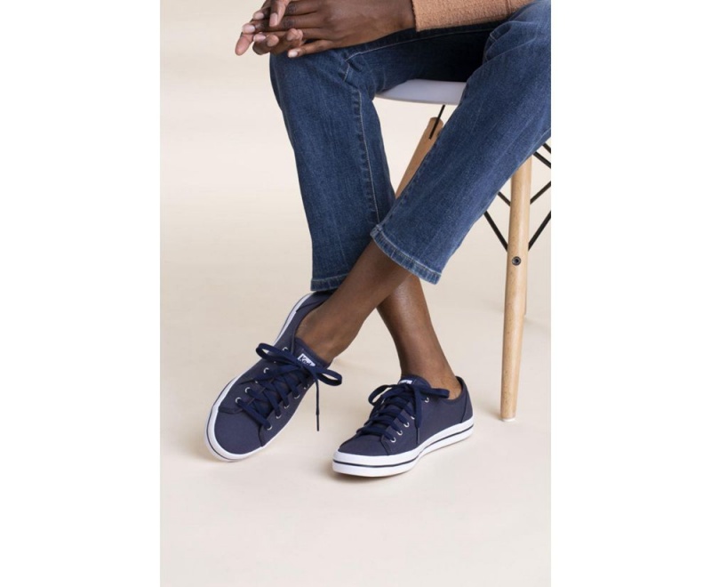 Keds Washable Kickstart Αθλητικα Παπουτσια γυναικεια σκουρο μπλε | EOF682043