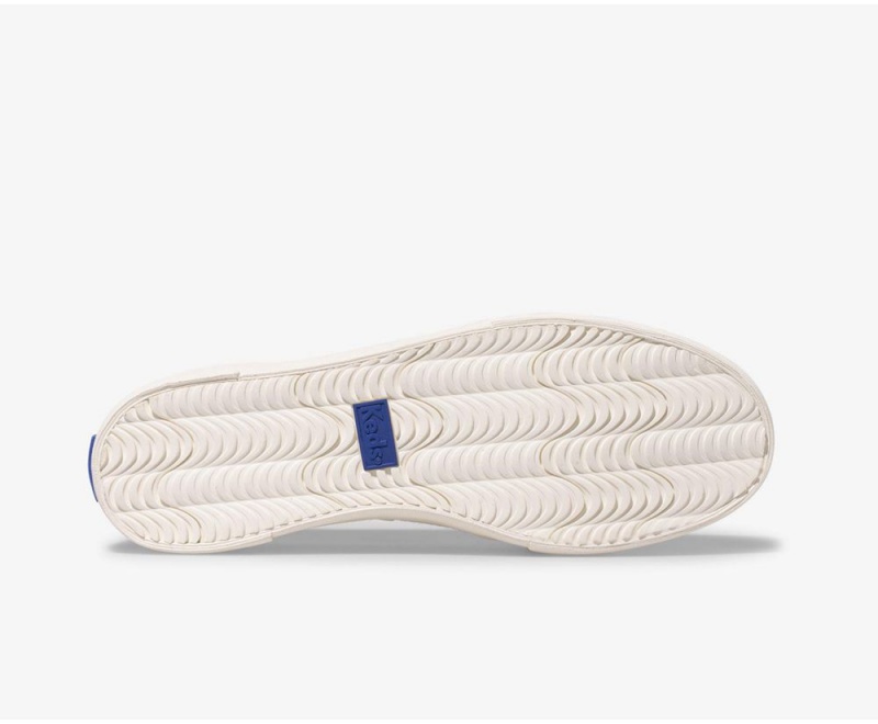 Keds x Hatch Double Decker Bateau Stripe Slip On γυναικεια ασπρα μαυρα | BOY619705