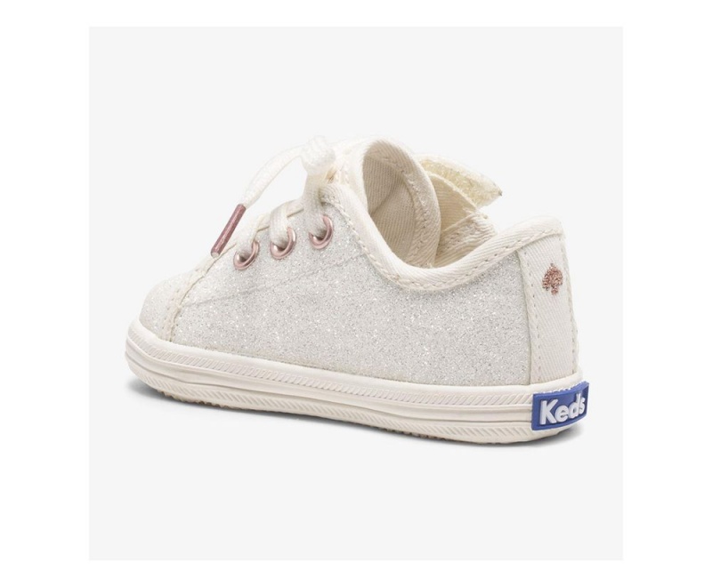 Keds x KSNY Kickstart Ivory Glitter Crib Αθλητικα Παπουτσια για κοριτσια ασπρα | ITJ178394