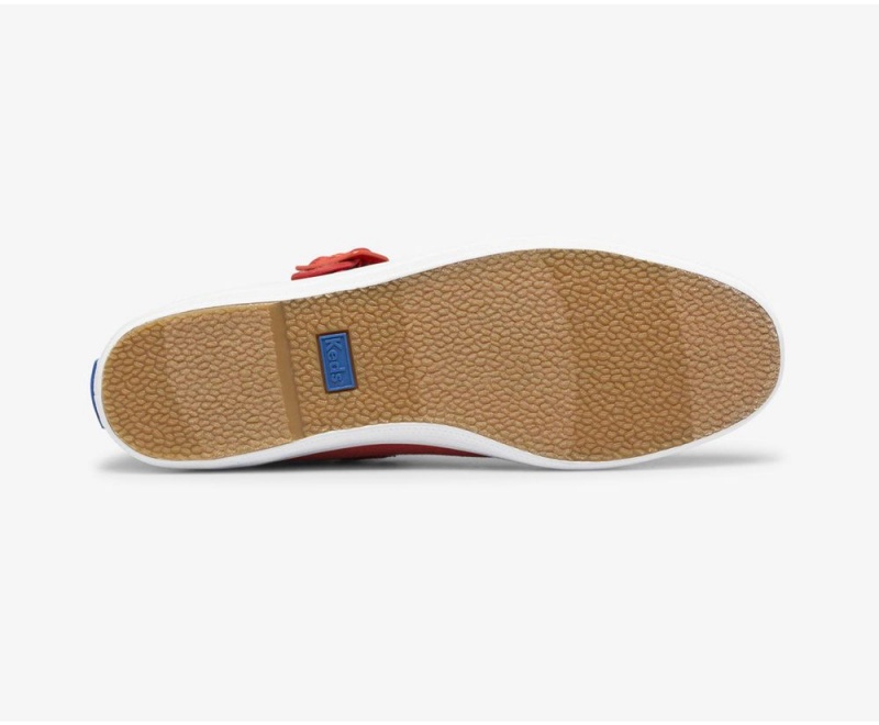 Keds x Organic βαμβακερα Champion Mary Jane Slip On γυναικεια κοκκινα | RWM138670