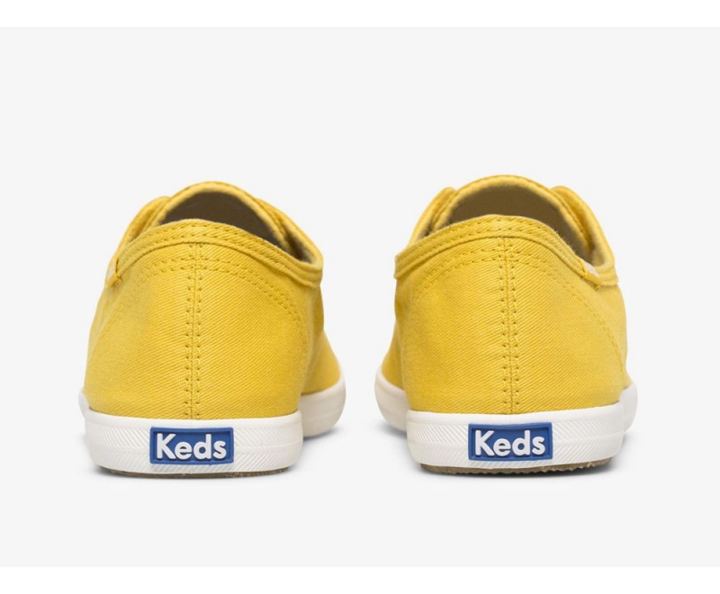 Keds x Organic βαμβακερα Chillax Washable Slip On γυναικεια κίτρινα | ZVU836914