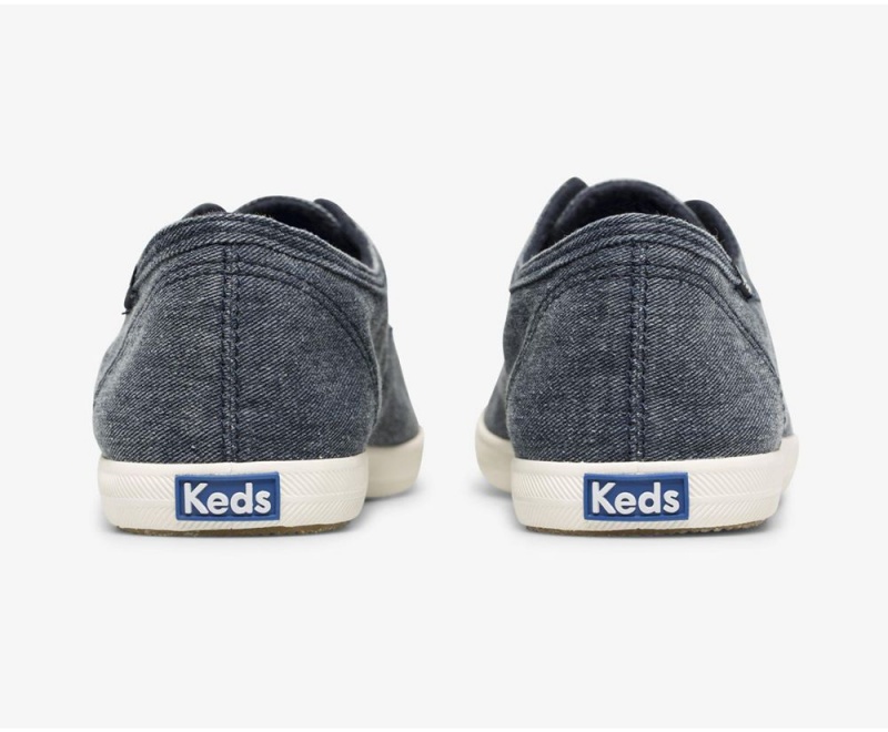 Keds x Organic βαμβακερα Chillax Washable Slip On γυναικεια σκουρο μπλε | DZX756823