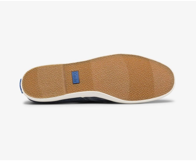 Keds x Organic βαμβακερα Chillax Washable Slip On γυναικεια σκουρο μπλε | DZX756823