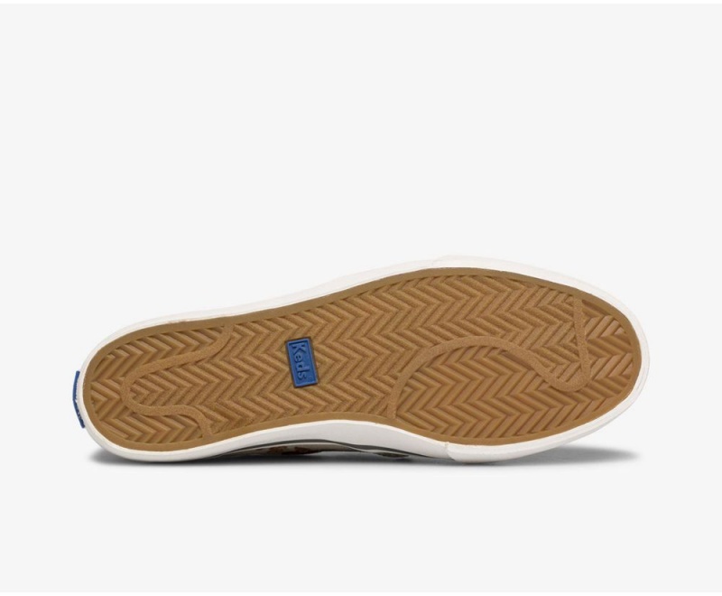 Keds x Organic βαμβακερα Jump Kick Slip Tropical Slip On γυναικεια Μπεζ Πολύχρωμο | ISF425931