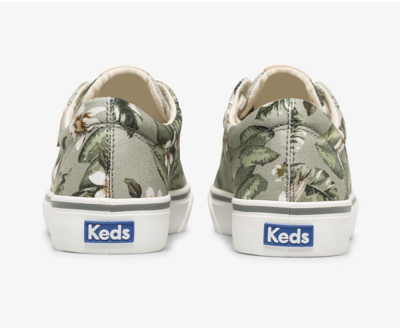 Keds x Organic βαμβακερα Jump Kick Tropical Αθλητικα Παπουτσια γυναικεια πρασινο | SUR260479