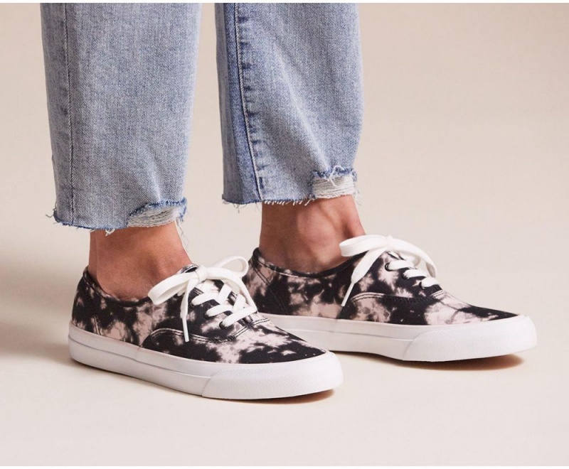 Keds x Organic βαμβακερα Surfer Tie Dye Αθλητικα Παπουτσια γυναικεια μαυρα μωβ | BIU817420