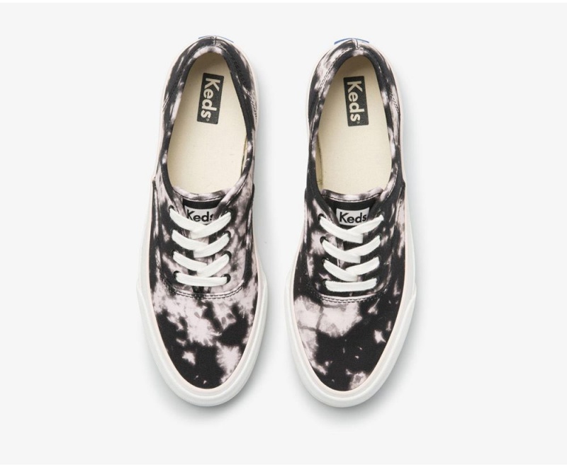 Keds x Organic βαμβακερα Surfer Tie Dye Αθλητικα Παπουτσια γυναικεια μαυρα μωβ | BIU817420