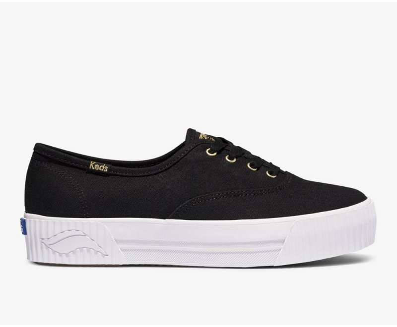 Keds x Organic βαμβακερα Triple AMP Αθλητικα Παπουτσια γυναικεια μαυρα | GVO374589