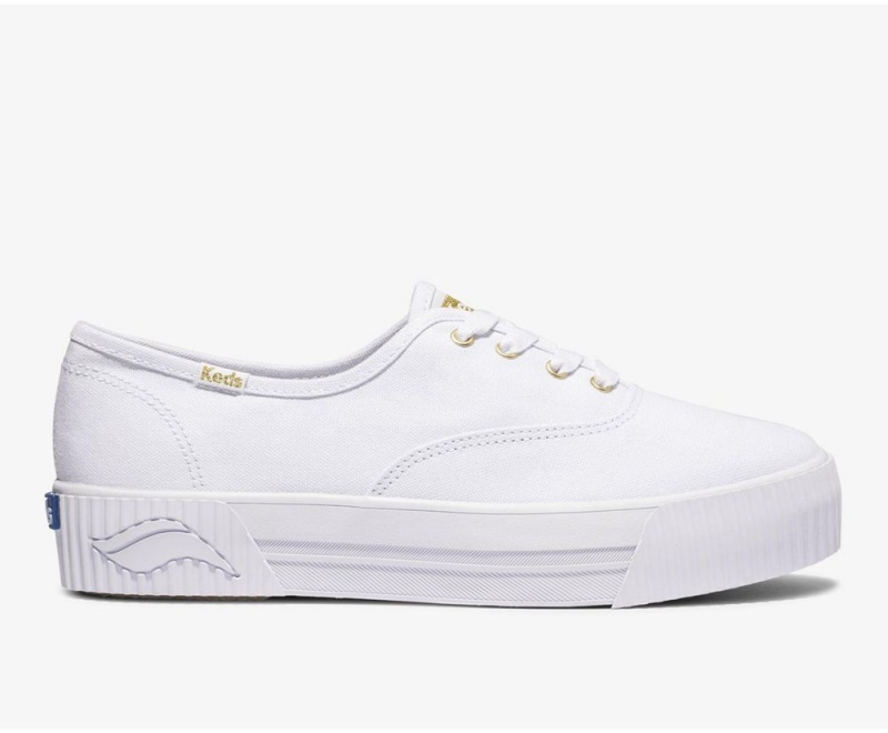 Keds x Organic βαμβακερα Triple AMP Αθλητικα Παπουτσια γυναικεια ασπρα | NXJ402376