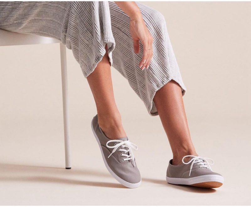 Keds x Organic βαμβακερα Washable Champion Αθλητικα Παπουτσια γυναικεια γκρι | GBN376852