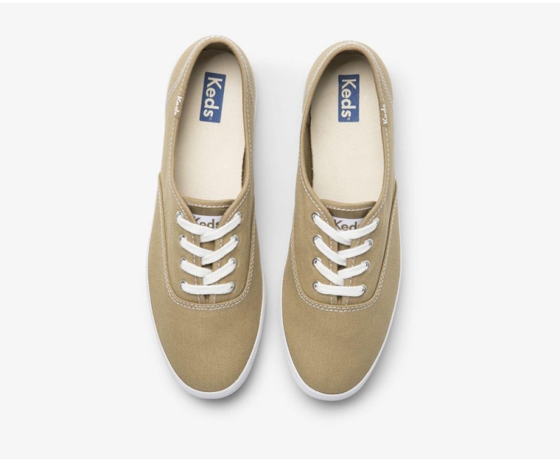 Keds x Organic βαμβακερα Washable Champion Αθλητικα Παπουτσια γυναικεια καφε | ZTH782056