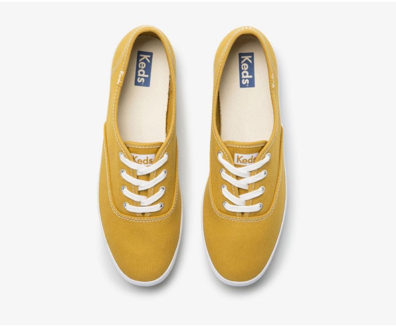 Keds x Organic βαμβακερα Washable Champion Αθλητικα Παπουτσια γυναικεια χρυσο χρωμα | OLC792305