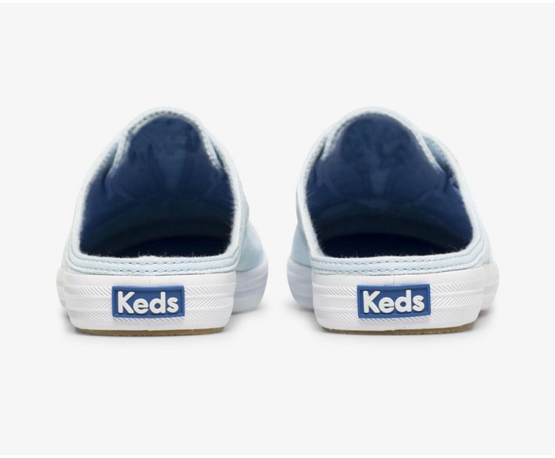 Keds x Organic βαμβακερα Washable Moxie Mule Mules γυναικεια μπλε | HWQ478153