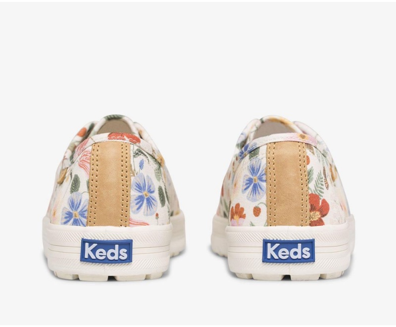 Keds x Rifle Paper Co. Kickstart TRX Strawberry Fields Αθλητικα Παπουτσια γυναικεια ασπρα Πολύχρωμο | GPH269140